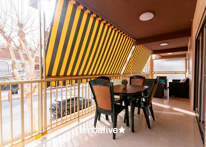 Rentafive - Parking - Reformada - Terraza Apartment Santa Pola